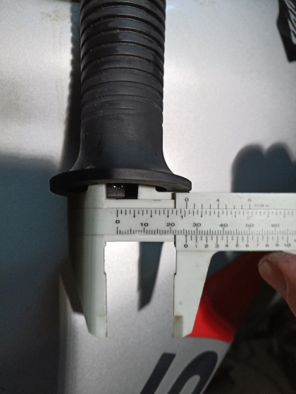 Inner diameter righthandside handlebar rubber R1150GS